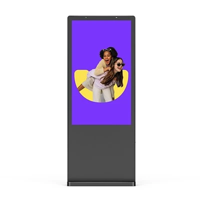 75" 4K navpično zunanje digitalno oglaševanje